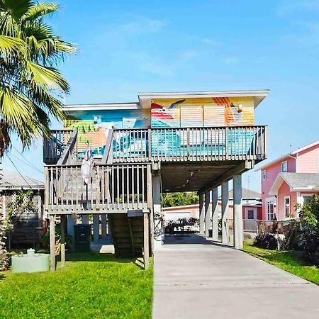Galveston Beach House Family/Pet Friendly Exterior foto